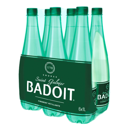 Eau gazeuse Badoit citron vert – Carton de 30 de 0.5 litre